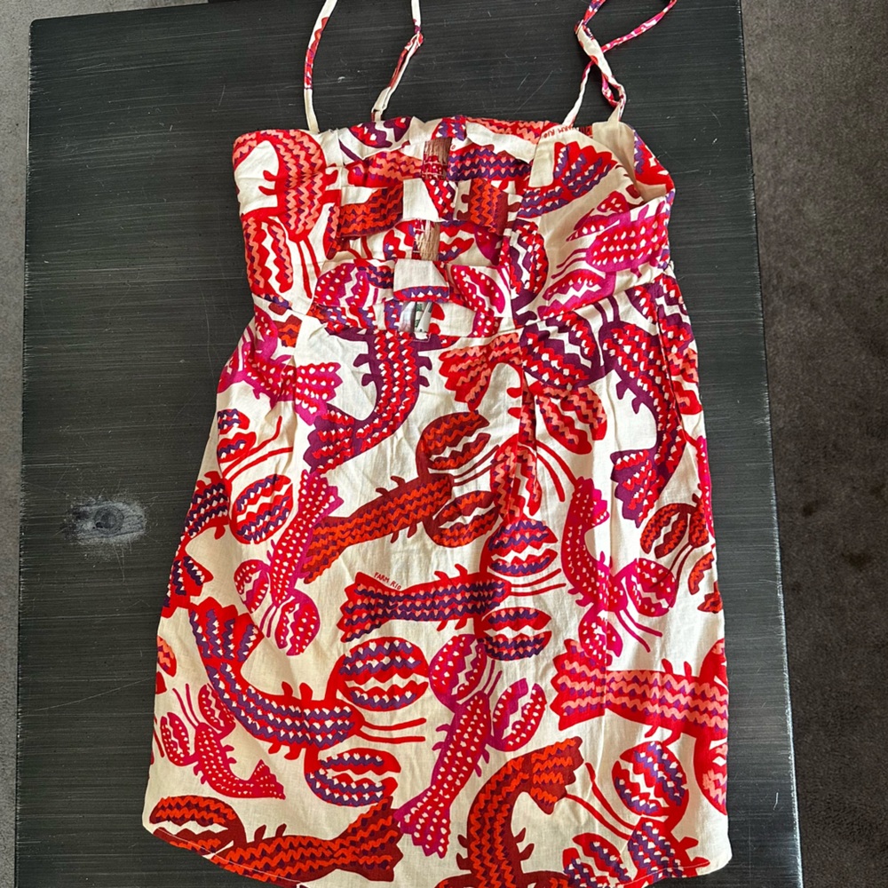 Farm Rio Lobster Mini Dress